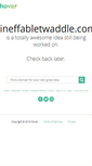Mobile Screenshot of ineffabletwaddle.com