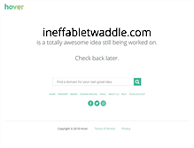 Tablet Screenshot of ineffabletwaddle.com